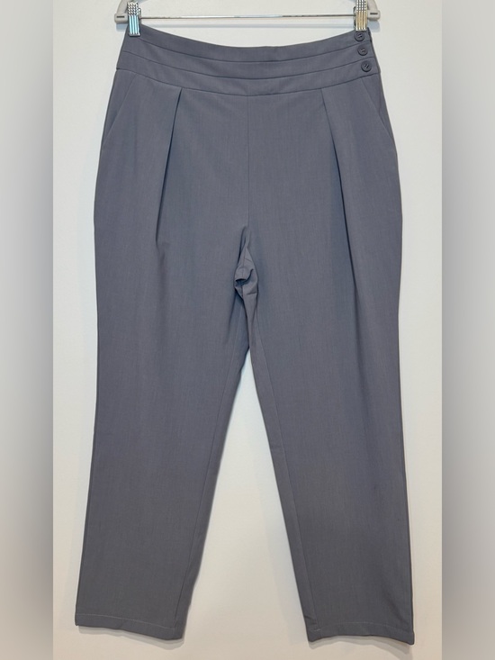 Cider Pants - NEW CIDER Women’s Gray Tapered Trousers High Waist Lightweight Size L